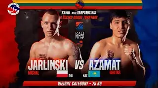 Azamat Bektas (KAZ) vs. Michał Jarliński (POL) Algirdas Šocikas 2024 Final (75kg)