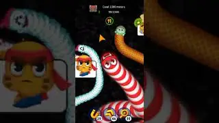 🐍Wormszone.io #Best Snake Gameplay | Saampwala game 2024 | Snake Game 2024 |  Mồigame🔥 subscribe