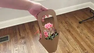 100 Packs Kraft Paper Flowers Gift Bags with Handle Flowers Bouquet Holder - REVIEW