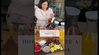 DIY Mimosa Bar #viral #shortvideo #shorts #short #mimosa #bridal #bridalparty #mothersday
