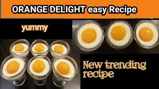 ORANGE DELIGHT New trending recipe |winter special orange delight by shaaz food diary
