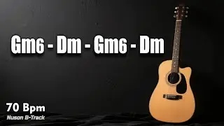 Stillness of Time (G Dorian) Romantic Acoustic Guitar Backing Track 149