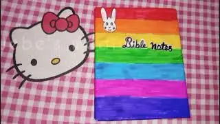 DIY colourfull note cover /jebe's media