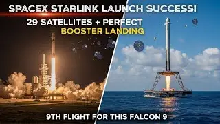Ракета SpaceX Falcon 9 запустила XX спутников Starlink и совершила 550-ю посадку! | Полная запись...