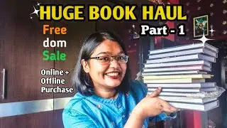 Huge Book Haul | Part -1 | Freedom Sale | College Street | Online + Offline Purchase | #bookhaul 