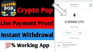 Crypto Pop Payment Proof | Crypto Pop Real Or Fake | Crypto Pop Cash Out