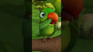 Mithu Mithu Kids Parrot Song, मैं तोता मैं तोत, Nursery Rhymes #singalong  #preschool #shorts #viral