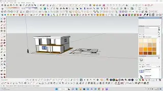 Sketchup  ile 2 katlı müstakil ev modelleme #2(2-storey detached house modeling with Sketchup)