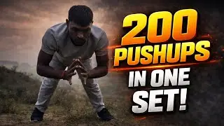 DAY 3: 200 PUSHUPS in One Set (No Rest)