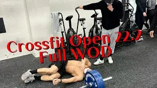 크로스핏 오픈 22.2 풀와드 영상 crossfit open 22.2 full wod film #crossfitopen #22point2