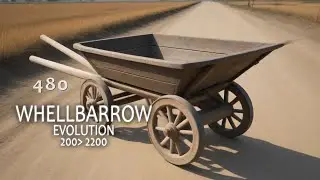 Whellbarrow evolution 200 to 2200 #evolution #ai (4K video)