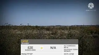 &Uacute;ltimo Boeing 737 ex Norwegian Argentina - despedida Aeropuerto Ezeiza