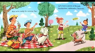 Sweet Summer | Read aloud story for kids | online storytime | Flip along storybook