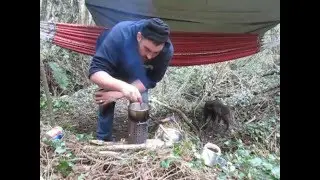 Sortie Bushcraft Aber Wrac'h, Bretagne 06/03/14, (bonne bouffe et café chaud)
