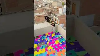 ChotiK Padosi ki Chhat Par Bhej kar Maine Uski Patang chori kar li😍🪁#kite#patang#kiteflying#shorts