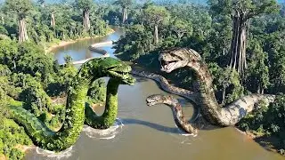 Prehistoric Humans vs. Titanoboa: The Split-Second Mistake That Gets You Killed - part1