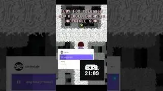 TOBY FOX'S RARE UNDERTALE SONGS? #undertale #deltarune #sans #tobyfox #song #fangamer #live #gaster