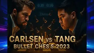 Magnus Carlsen vs Andrew Tang | Bullet Chess Championship 2023 Round 26 | Carlsen Wins in 63 Moves!