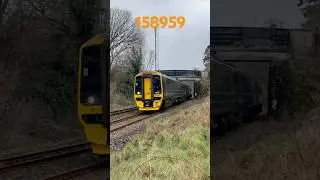 GWR class 158 blasting under the bridge at respryn #cornwall #gwr #class158 #greatwesternrailway