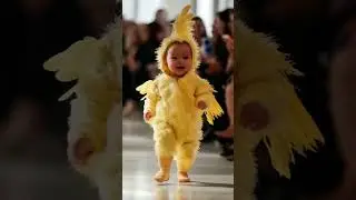 Baby Fashion Show #cute #fashion #cats #catwalk #AI #Runway #fyp