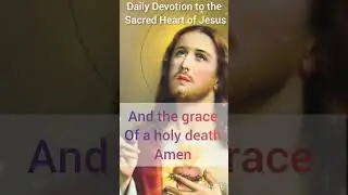 Daily devotion to the sacred heart of Jesus. #dailyprayer #sacredheartprayer #prayertothesacredheart