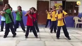 అ, ఆ, ఇ, ఈ...Kids Telugu Learning with Rhythmic Dance performance || PYLON TV