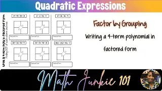 Factor 4 Term Polynomial with Area Models