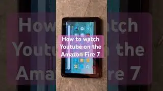 ❓🤔How to watch Youtube on the  Amazon Fire 7 tablet (2022) #amazon #amazonfire #youtube #fyp