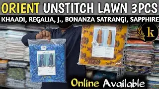 Orient Printed Lawn 3PCS | Mega Sale ❤️ At All Outlets Off Karachi Branded Collection