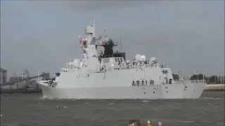 It features a Phased Radar Array, Vertical Launch System on a Pakistan Navy frigate