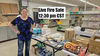 Live Fire Sale! Amazon overstock, kitchen, home decor, seasonal items and much more!