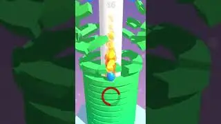 Stack Ball 3D gameplay walkthrough | Funny | Crazy Game | Android iOS mobile | noob play #shorts