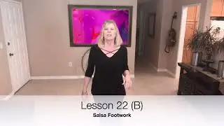Lesson 22 (B) &ndash; Salsa Footwork | Put the DANCE in Hoop Dance