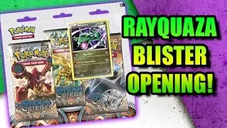 NEW Steam Siege Rayquaza Blister Pack Opening!