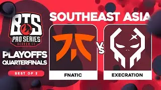 Fnatic vs Execration Game 2 - BTS Pro Series 12 SEA: Quarterfinals w/ T-Panda & Kips