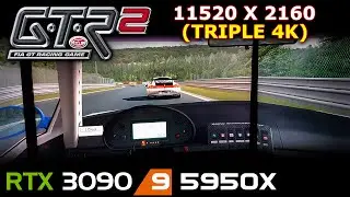 GTR 2 | Юбилейный патч +HQ | 11520x2160 | Комплект из трёх мониторов 4K | RTX 3090 | 5950X