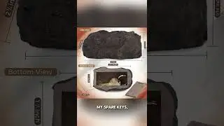 Hide-a-Spare-Key Fake Rock &ndash; Realistic Stone Key Hider #shorts #amazon #hiddengems #gadgets #tech
