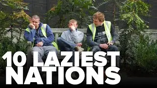 10 MOST LAZY & Inactive Countries in the WORLD