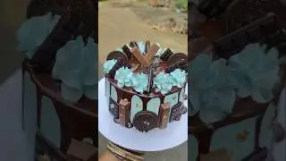 chocolate overload cake 🎂#shorts #youtubeshorts #trendingshorts #cakedesign #chocolatecake