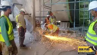 Montaje de sello en alimentaci&oacute;n para horno en Cemex Egipto H2