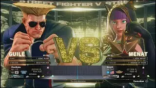 SFV Champion Edition 🔥 PixelKaku (GUILE) Vs NeonV (MENAT) 🔥 Online Match's 04-02-2023