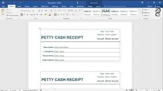 How to Create a Receipts in Word