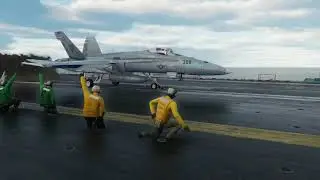 DCS F18 & Supercarrier test