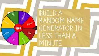 Build a Random Name Generator in Python