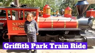 The Griffith Park Train Ride in Los Angeles. | Yoshi's Adventures. 4k.