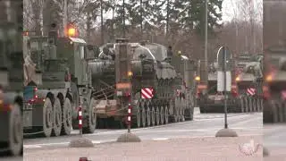 British troops arriving in Estonia