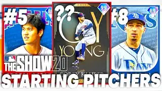 TOP 10 BEST Starting Pitchers in MLB The Show 20
