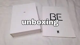BTS BE Deluxe Album Unboxing + Weverse POB