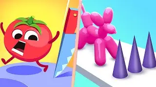 Fruit Rush Vs Balloon Pop Runner Max Level Gaming Mobile Walkthrough Game Newtrailer Update TJU6LBV