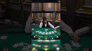 HUGE TRIPS WIN ON BLACKJACK #casino #blackjack #shorts